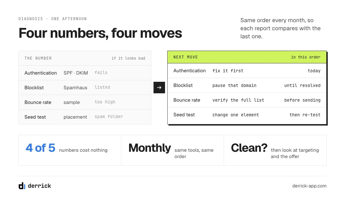 Email deliverability test: what to do when each result looks bad