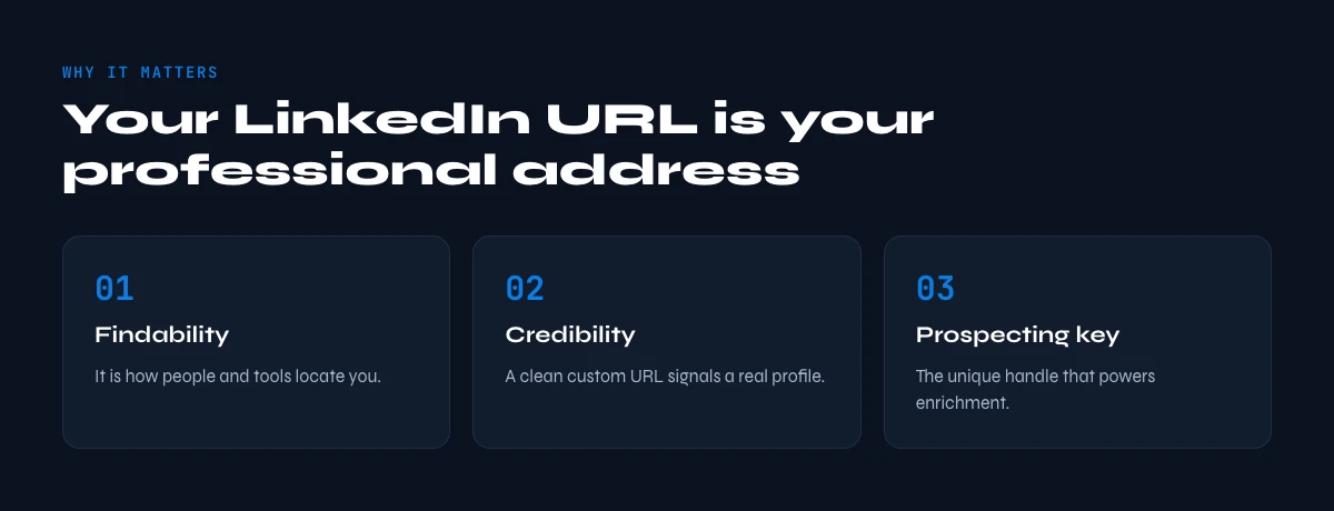 why your LinkedIn URL matters