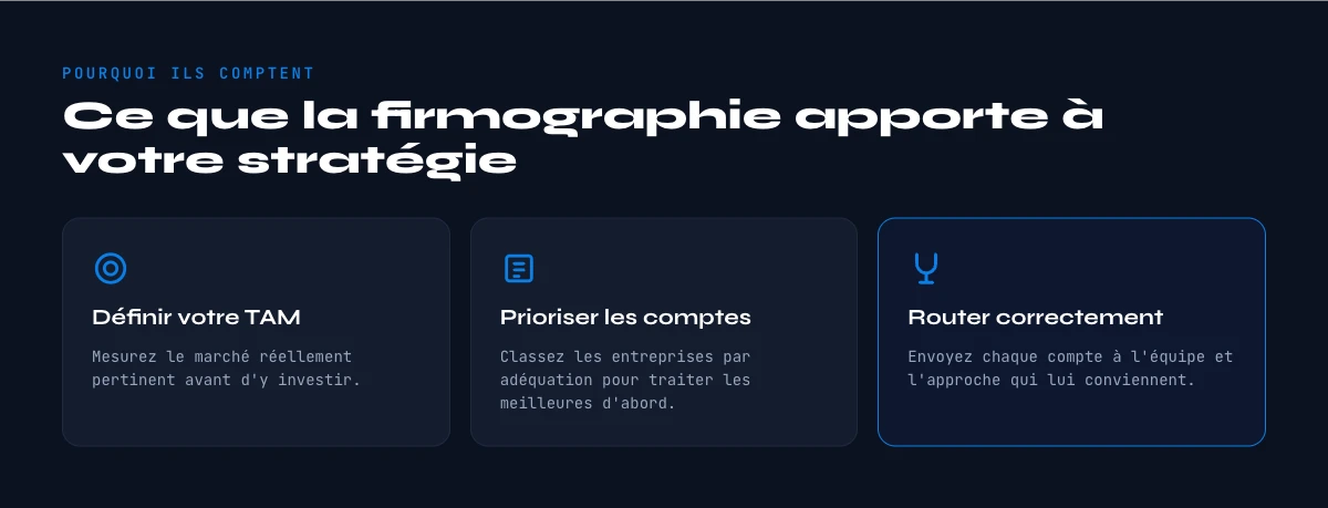pourquoi les attributs firmographiques comptent
