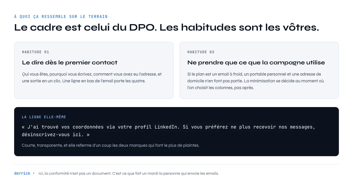 ce que les équipes commerciales doivent faire au quotidien