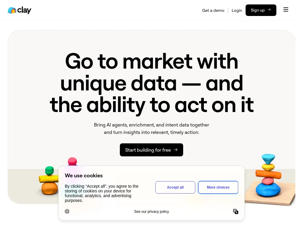 Clay dashboard screenshot - Clay review 2026