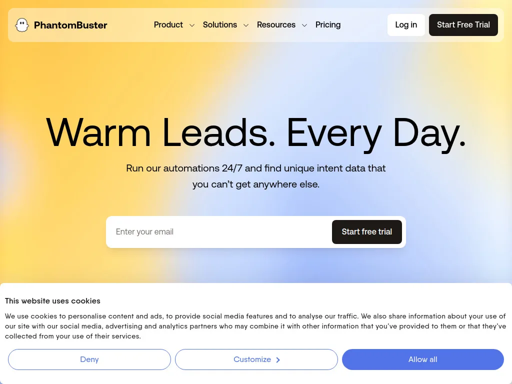 PhantomBuster dashboard screenshot - PhantomBuster review 2026