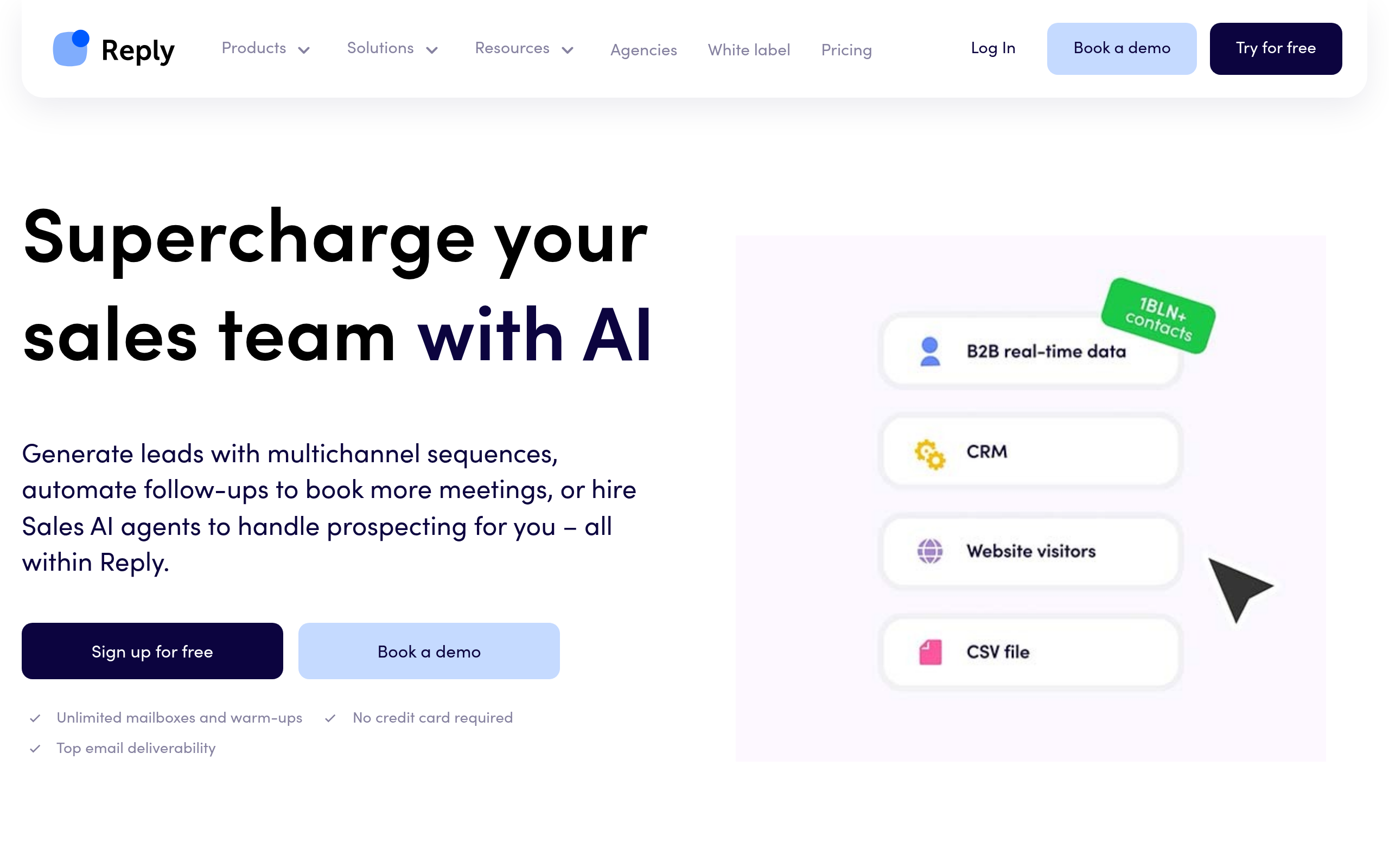 Reply.io dashboard screenshot - Reply.io review 2026