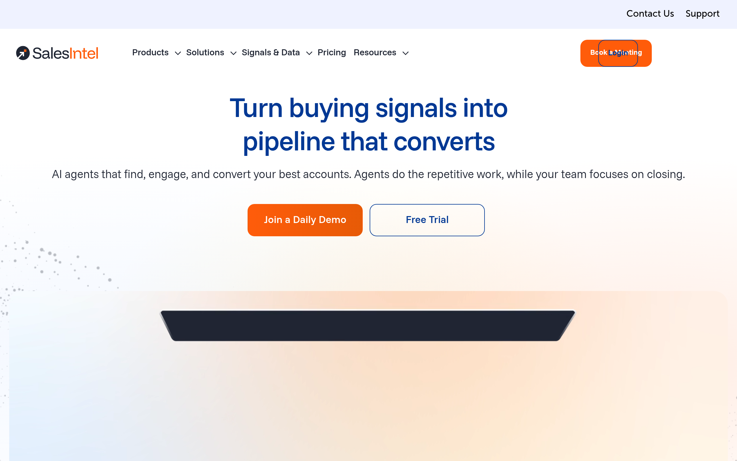 SalesIntel dashboard screenshot - SalesIntel review 2026