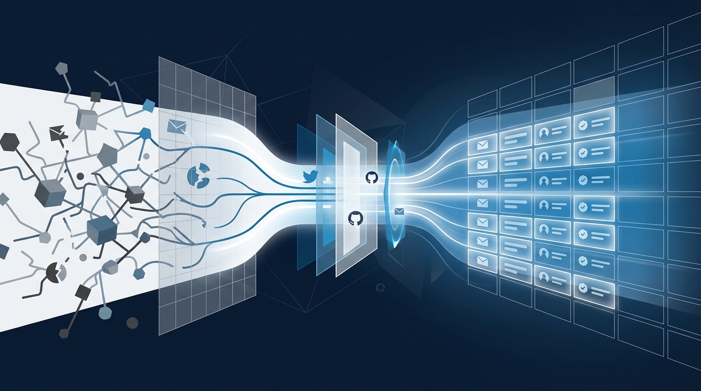 Enrichissement de données depuis Twitter et GitHub : le guide B2B complet